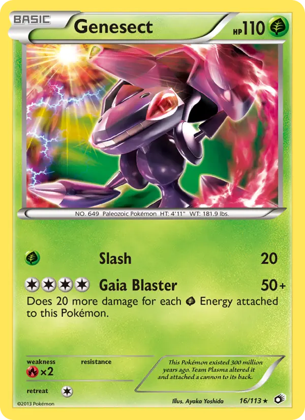 Genesect 16 Legendary Treasures Pokesingles