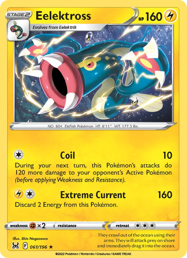 Eelektross 61 Lost Origin Pokesingles