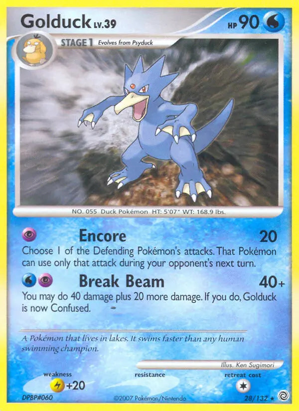 Golduck 28 Secret Wonders Pokesingles