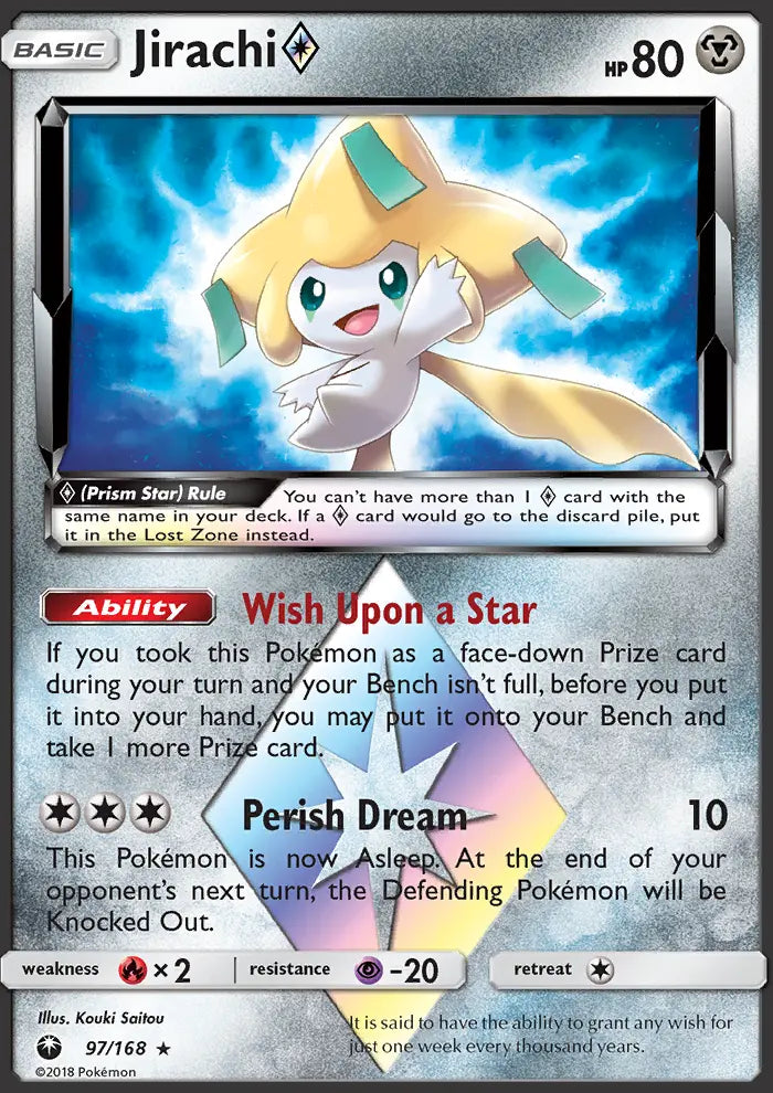 Jirachi ◇ 97 Celestial Storm Pokesingles