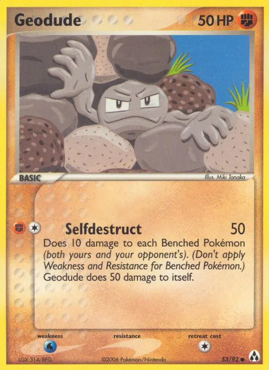 Geodude 53 Legend Maker Pokesingles