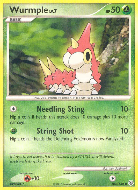 Wurmple 104 Diamond & Pearl Pokesingles