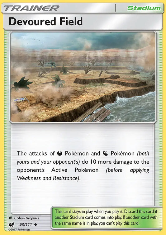 Devoured Field 93 Crimson Invasion Pokesingles