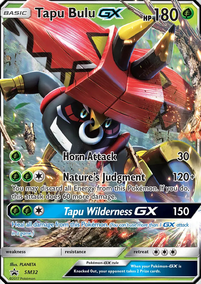 Tapu Bulu GX SM32 SM Black Star Promos Pokesingles