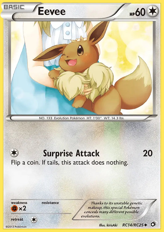 Eevee RC14 Legendary Treasures Pokesingles
