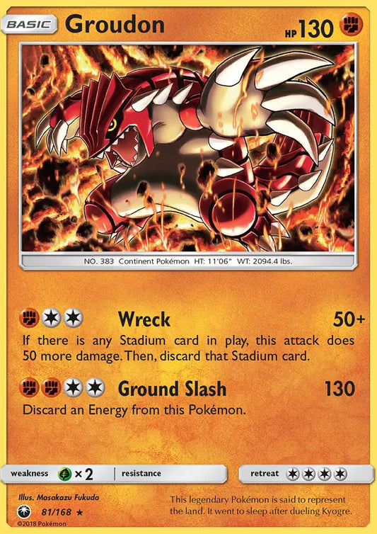 Groudon 81 Celestial Storm Pokesingles