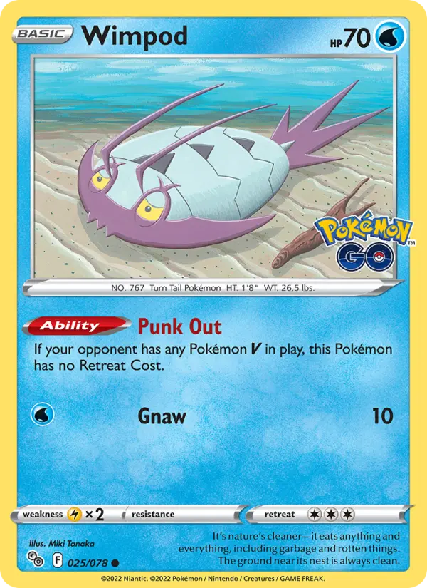 Wimpod 25 Pokémon GO Pokesingles