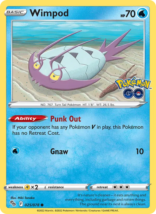 Wimpod 25 Pokémon GO Pokesingles