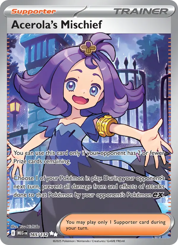 Acerola's Mischief 165 Mega Evolution Pokesingles