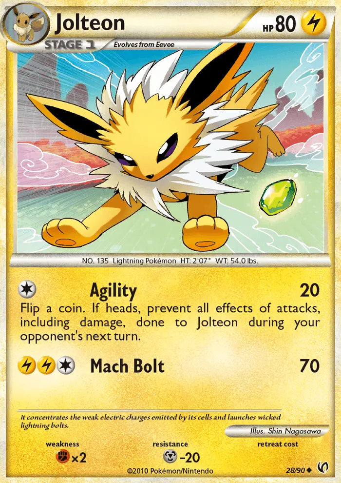Jolteon 28 Undaunted Pokesingles