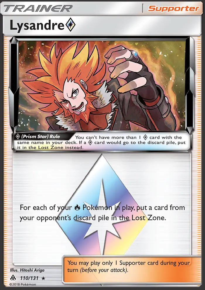 Lysandre ◇ 110 Forbidden Light Pokesingles