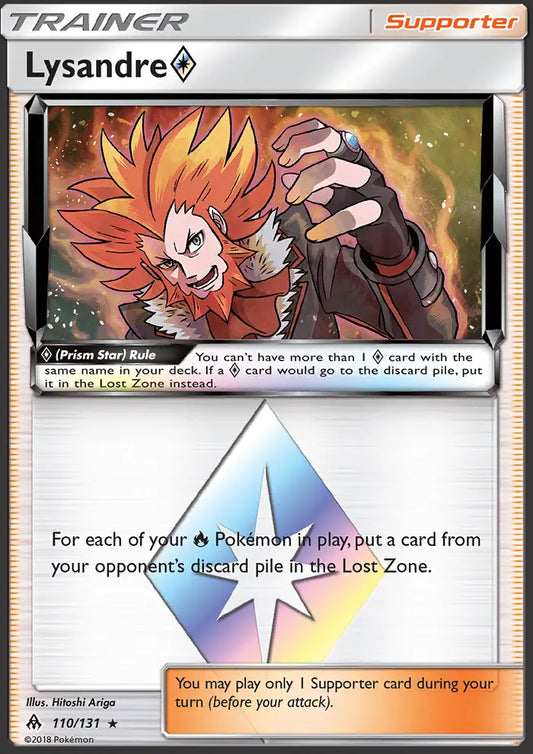 Lysandre ◇ 110 Forbidden Light Pokesingles