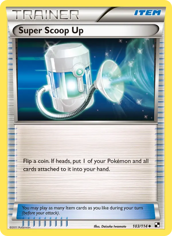 Super Scoop Up 103 Black & White Pokesingles