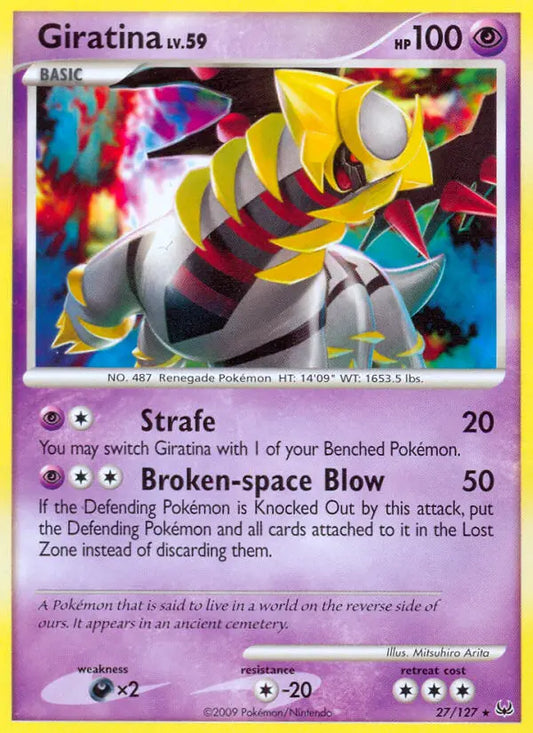 Giratina 27 Platinum Pokesingles