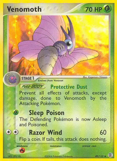 Venomoth 49 FireRed & LeafGreen Pokesingles