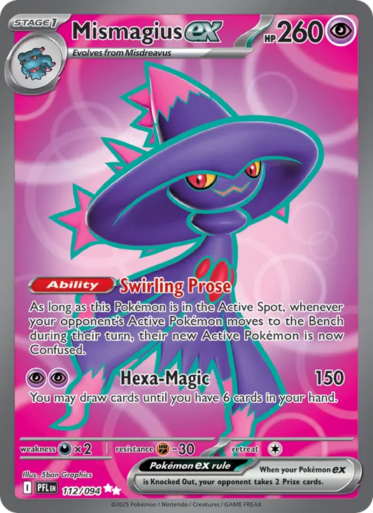 Mismagius ex 112 Phantasmal Flames Pokesingles