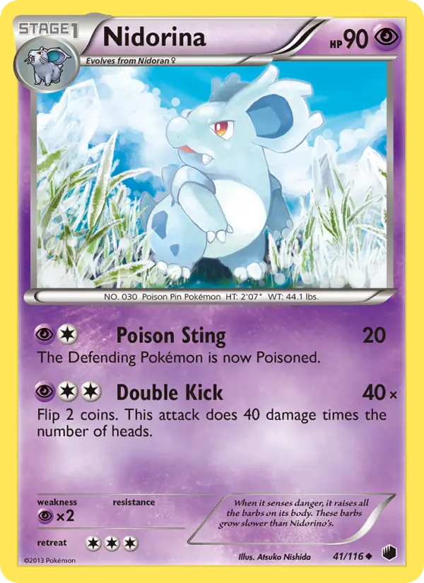 Nidorina 41 Plasma Freeze Pokesingles