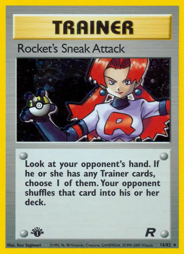 Rocket's Sneak Attack 16 Team Rocket Pokesingles