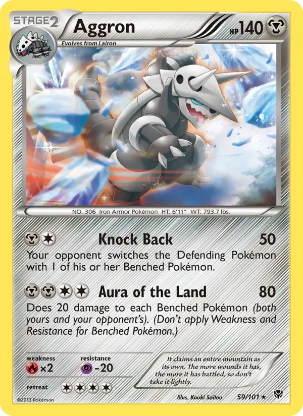 Aggron 59 Plasma Blast Pokesingles