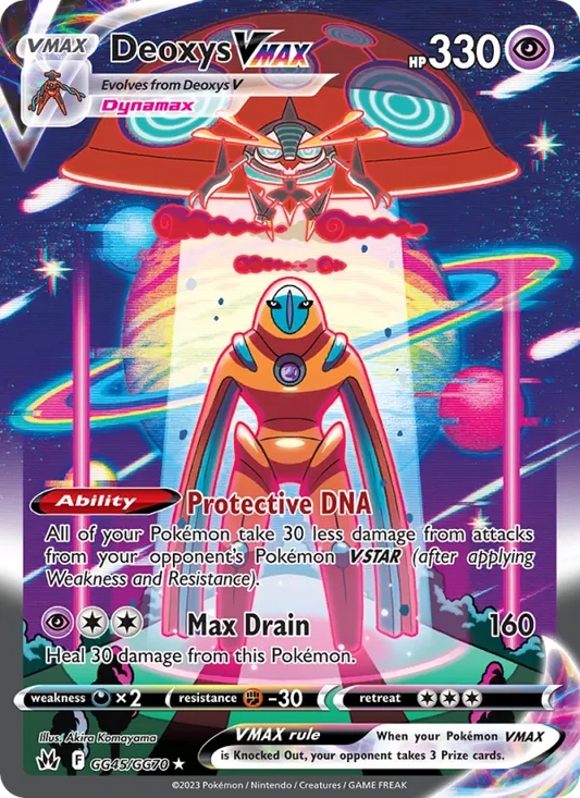 Deoxys VMAX GG45 Crown Zenith Pokesingles