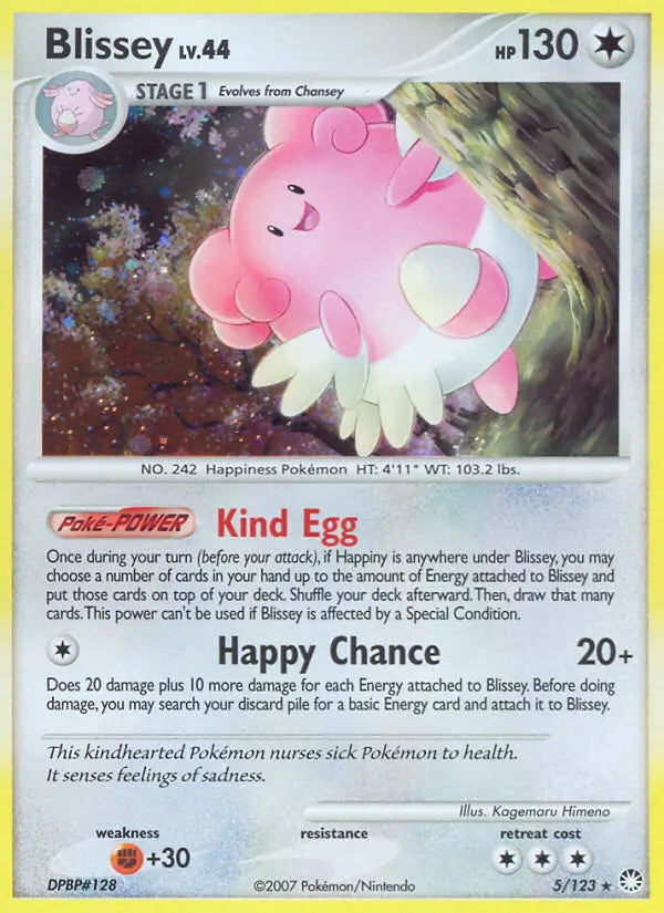 Blissey 5 Mysterious Treasures Pokesingles