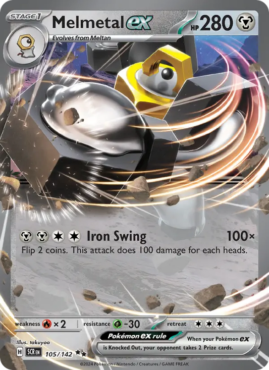 Melmetal ex 105 Stellar Crown Pokesingles