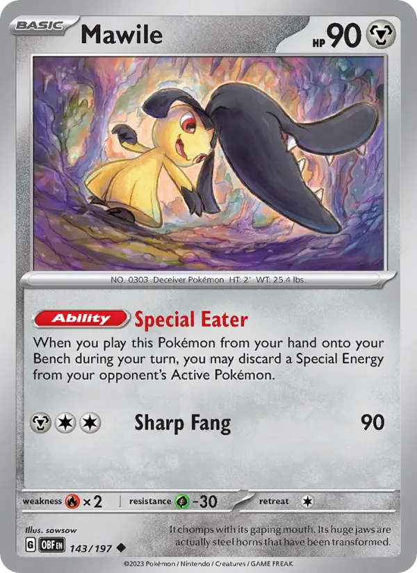 Mawile 143 Obsidian Flames Pokesingles