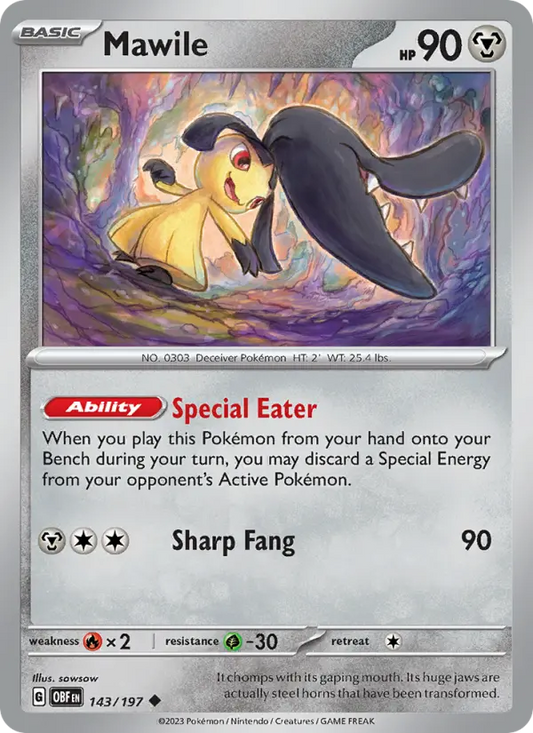 Mawile 143 Obsidian Flames Pokesingles
