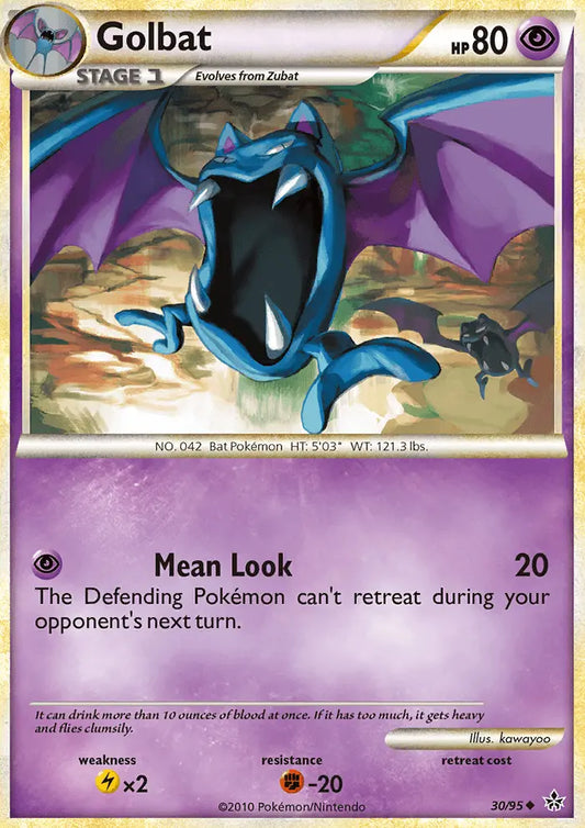 Golbat 30 Unleashed Pokesingles