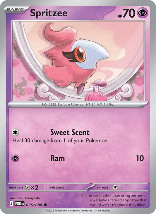 Spritzee 35 Perfect Order Pokesingles