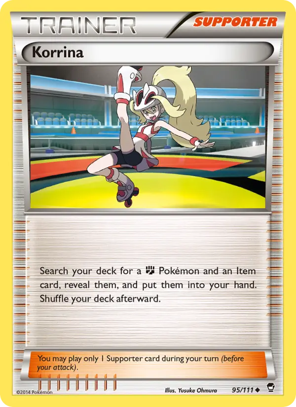 Korrina 95 Furious Fists Pokesingles