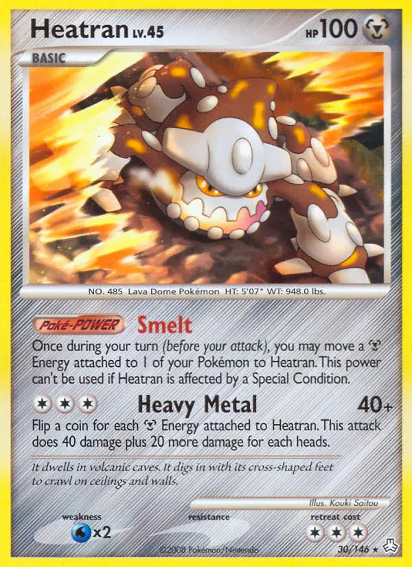 Heatran 30 Legends Awakened Pokesingles