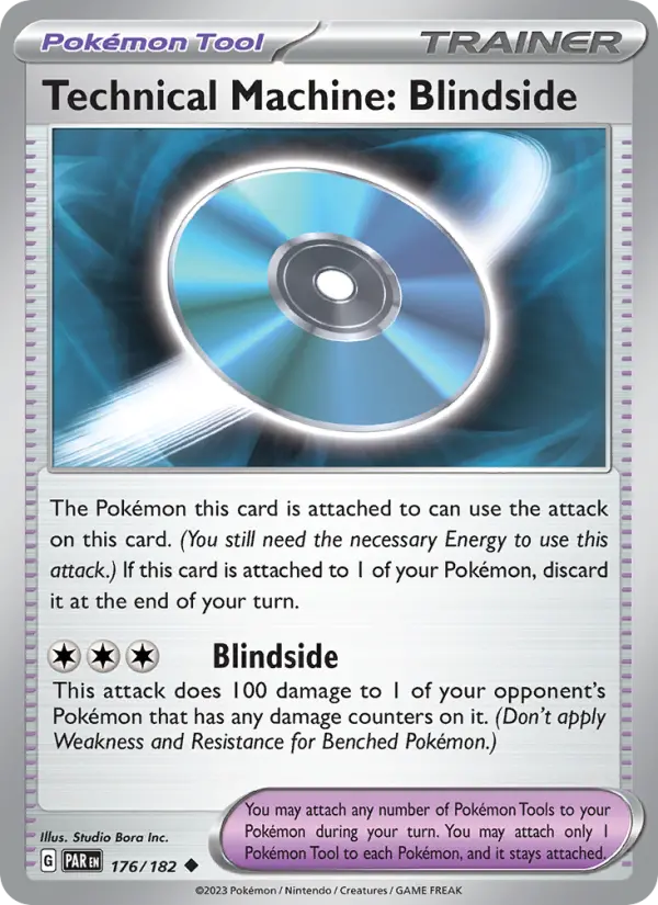 Technical Machine: Blindside 176 Paradox Rift Pokesingles