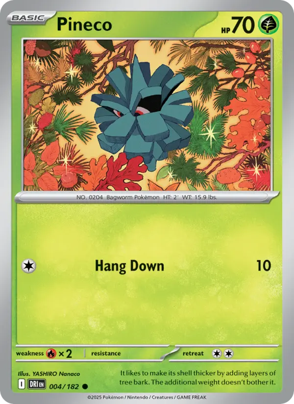 Pineco 4 Destined Rivals Pokesingles