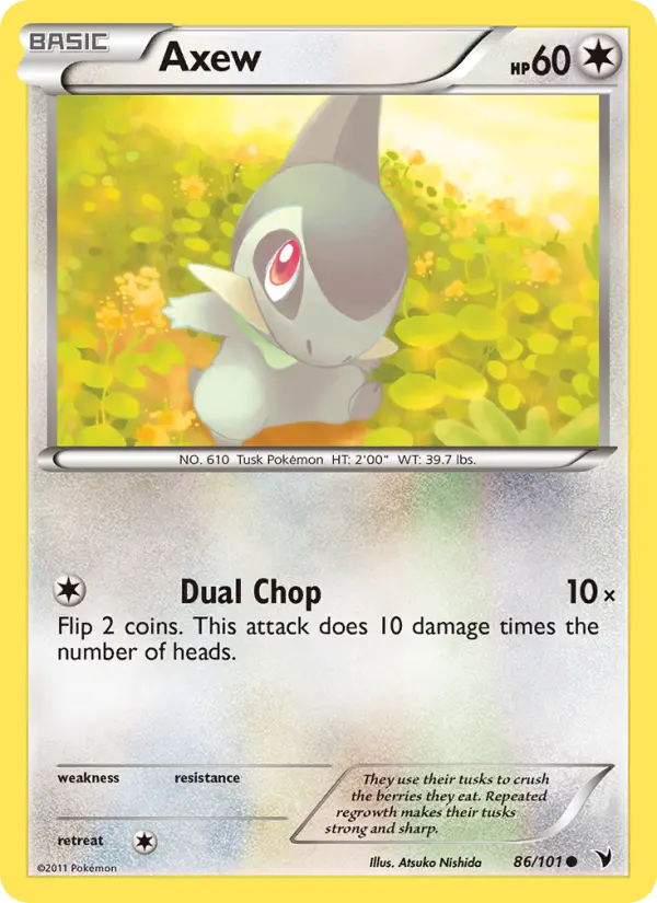 Axew 86 Noble Victories Pokesingles