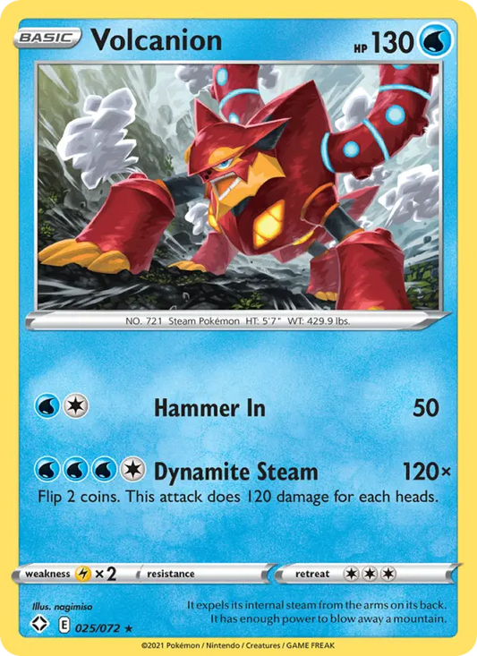 Volcanion 25 Shining Fates Pokesingles