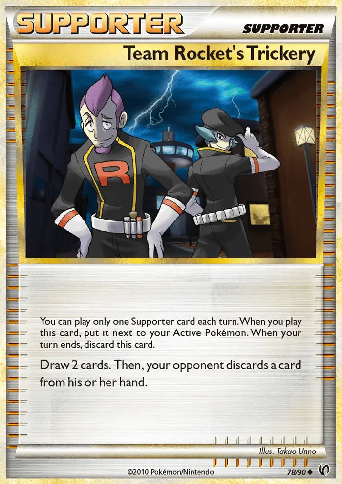 Team Rocket’s Trickery 78 Undaunted Pokesingles