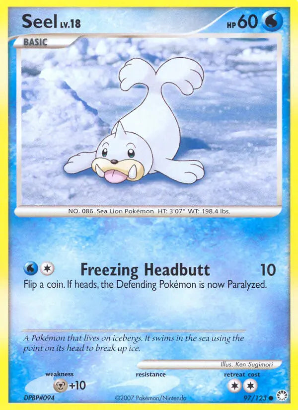Seel 97 Mysterious Treasures Pokesingles