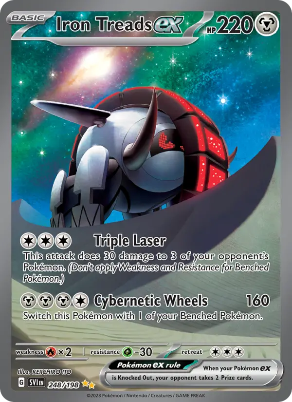 Iron Treads ex 248 Scarlet & Violet Pokesingles