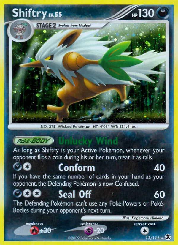 Shiftry 13 Rising Rivals Pokesingles
