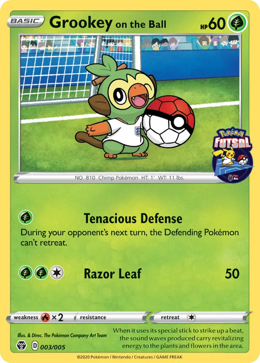 Grookey on the Ball 3 Pokémon Futsal 2020 Pokesingles