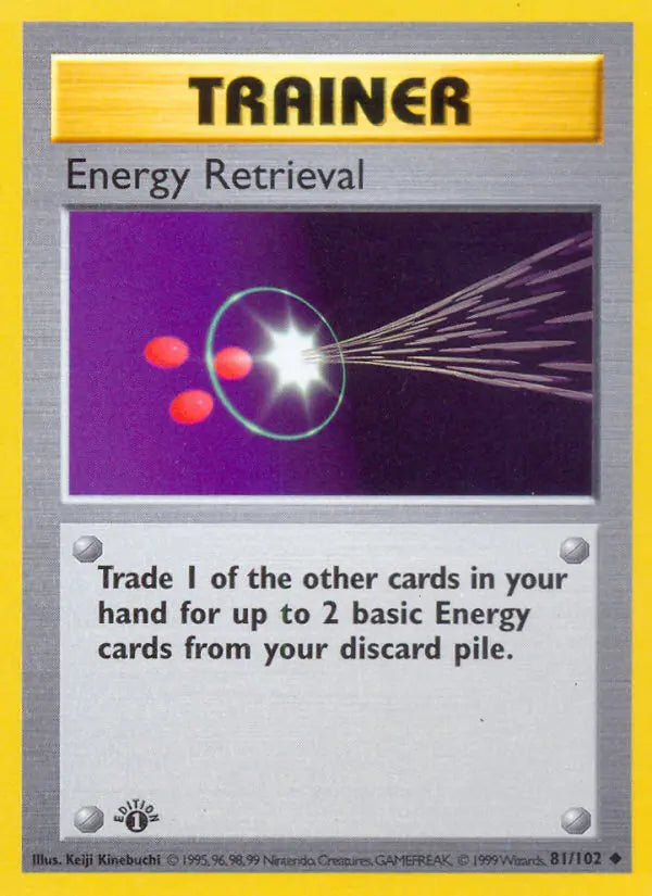 Energy Retrieval 81 Base Set Pokesingles