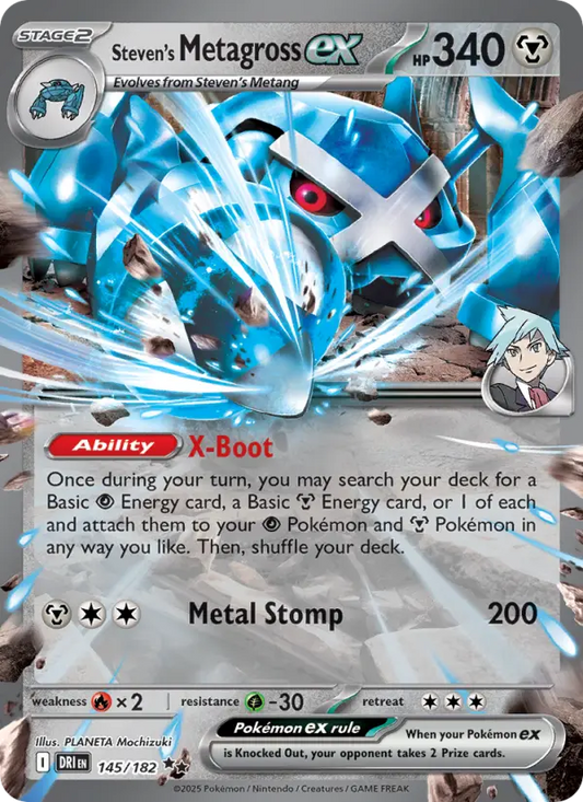 Steven's Metagross ex 145 Destined Rivals Pokesingles