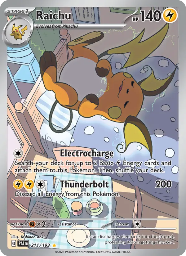 Raichu 211 Paldea Evolved Pokesingles