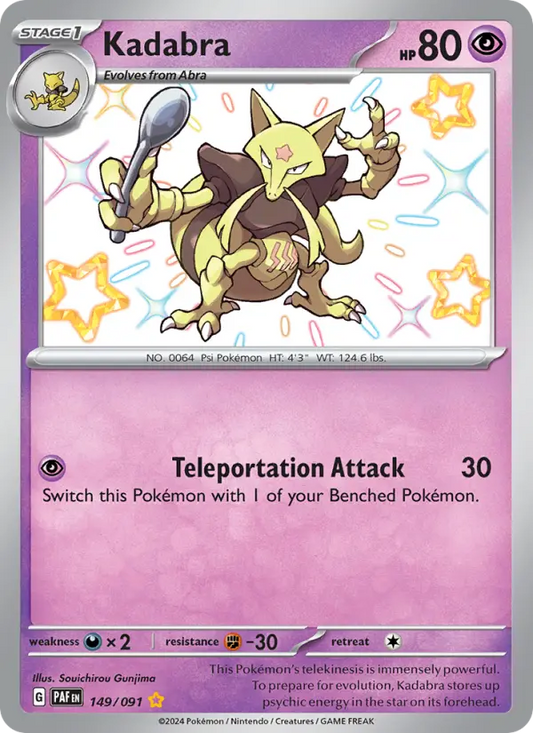 Kadabra 149 Paldean Fates Pokesingles