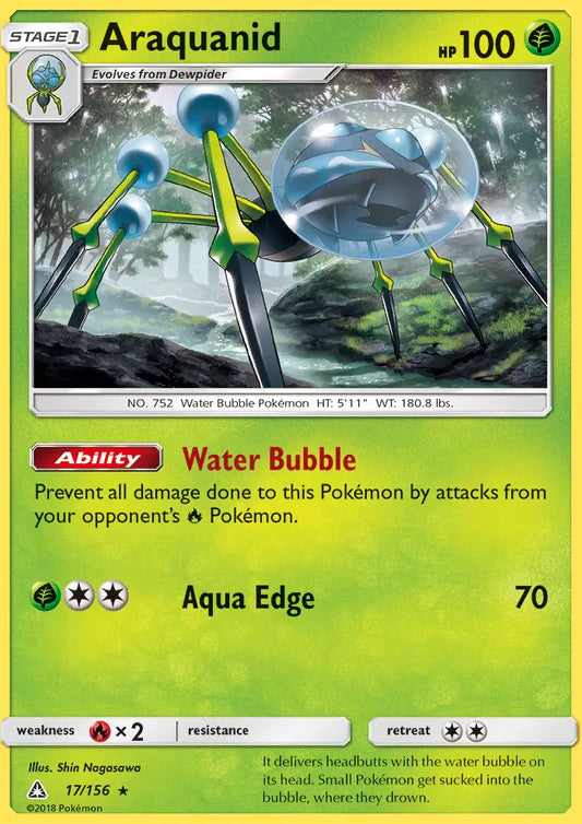 Araquanid 17 Ultra Prism Pokesingles