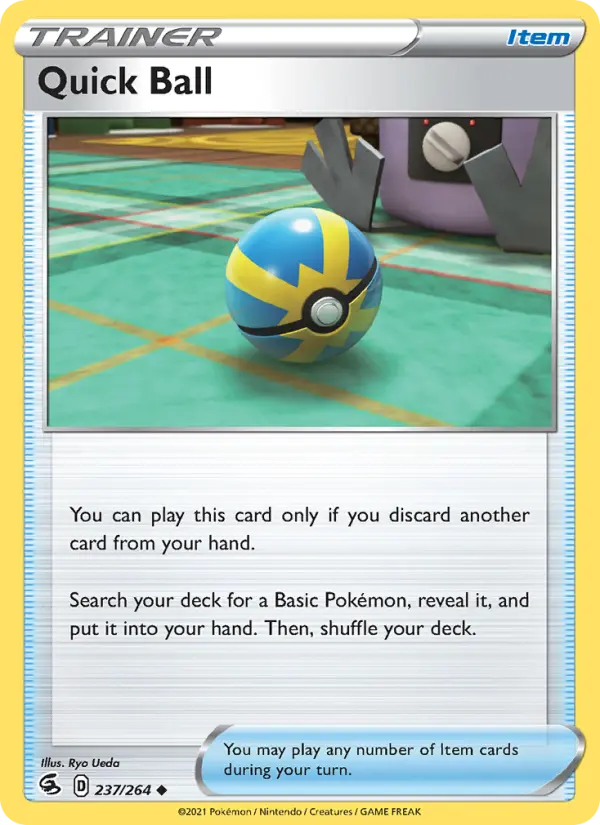 Quick Ball 237 Fusion Strike Pokesingles