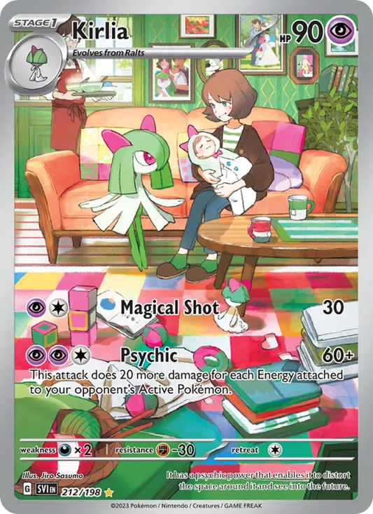 Kirlia 212 Scarlet & Violet Pokesingles