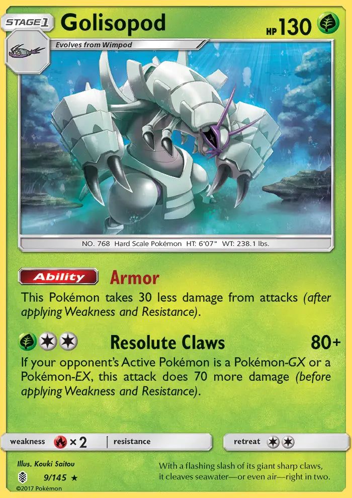 Golisopod 9 Guardians Rising Pokesingles