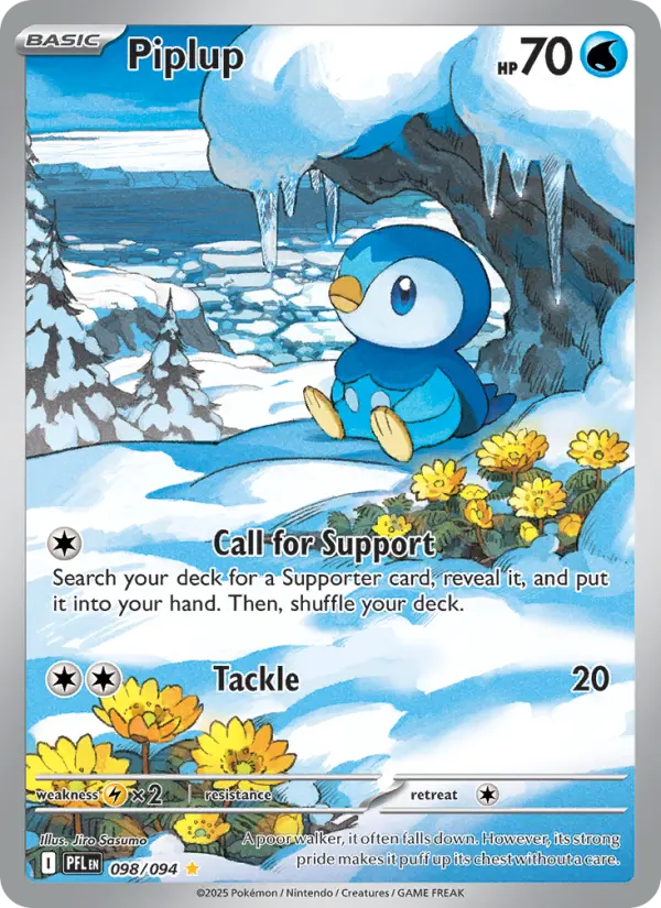 Piplup 98 Phantasmal Flames Pokesingles